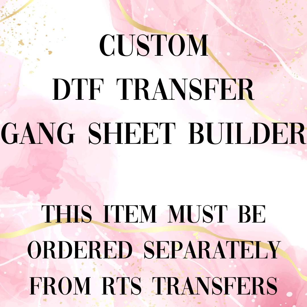 Custom DTF Transfer Gang Sheet Builder front side