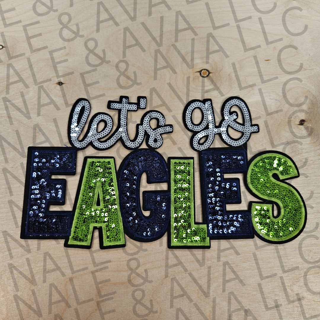 Football Sequin Patch