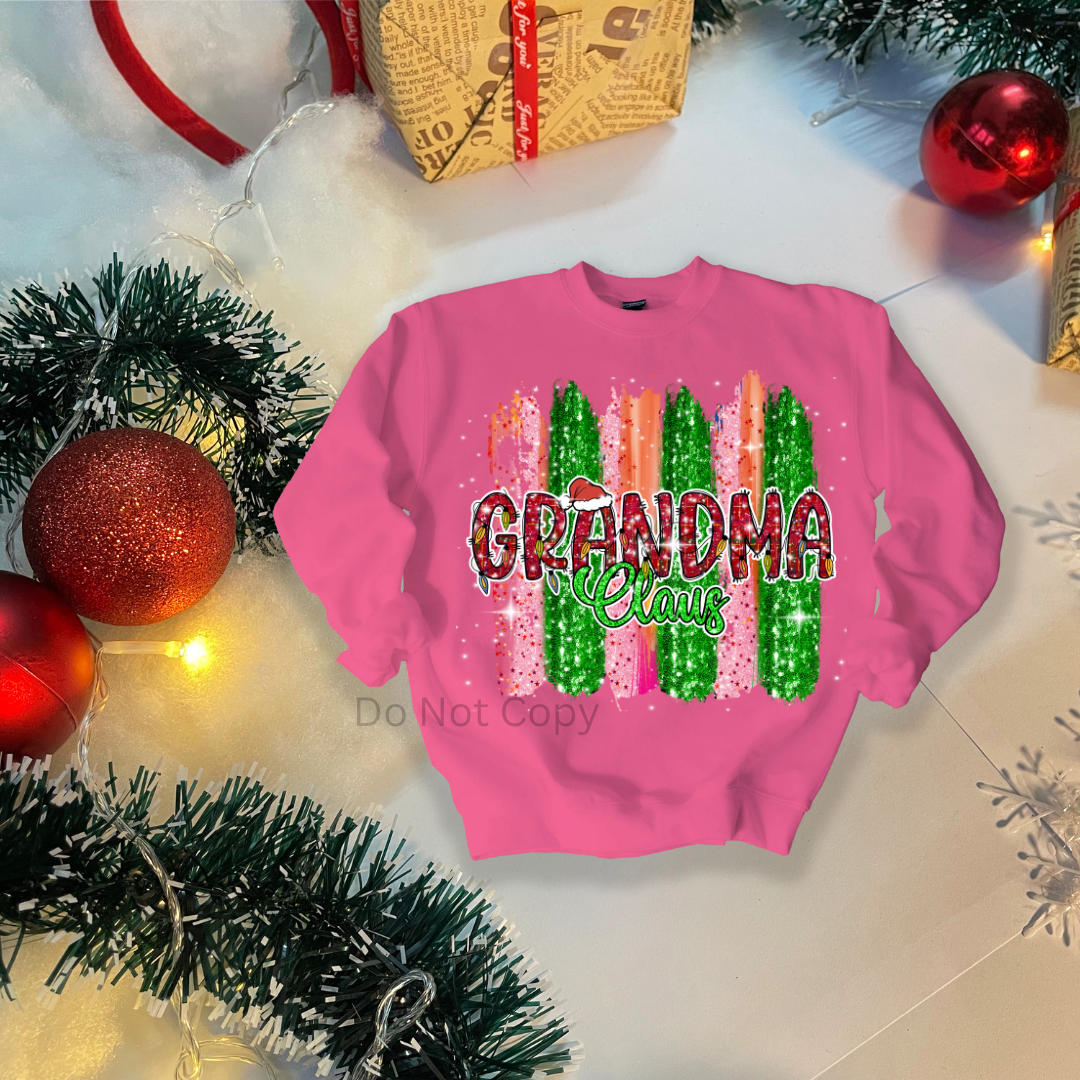 Family Claus DTF Transfer ONLY - This is NOT a T Shirt