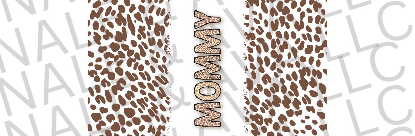 Mommy Leopard UVDTF Wrap