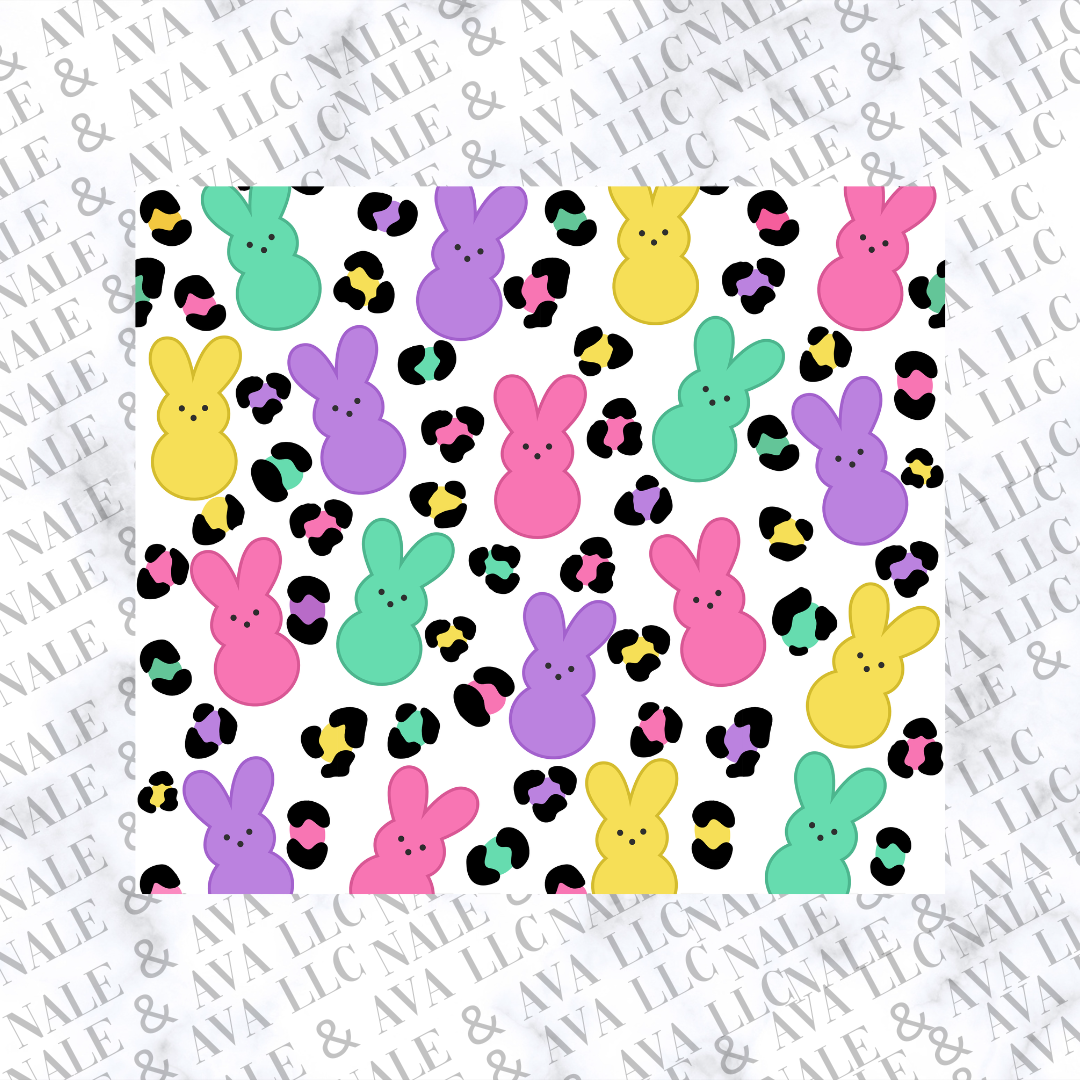 Peeps Leopard Sublimation Transfer Front Side