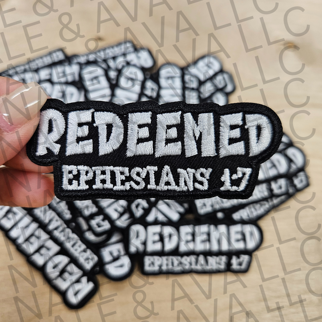 Redeemed Hat Patch front side