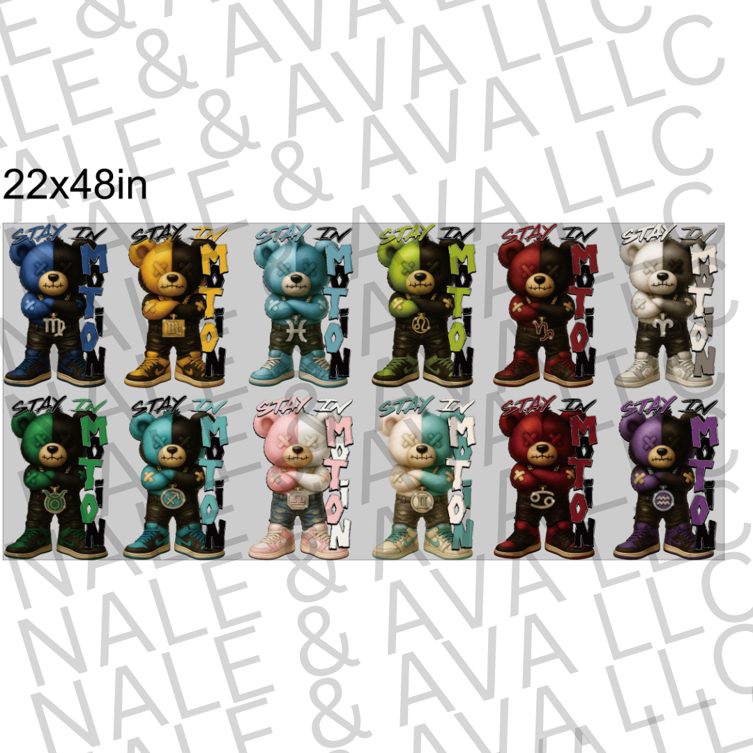 Stay In Motion DTF Gang Sheet