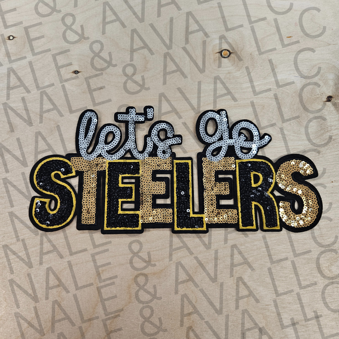 Football Sequin Patch