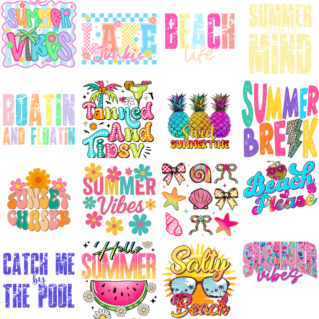 Summer 22x80 Pre-Made Gang Sheet