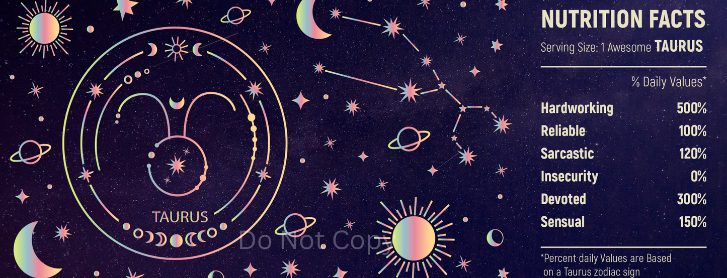 Zodiac 11oz Mug Wrap Sublimation Transfer ONLY - This is NOT a Mug