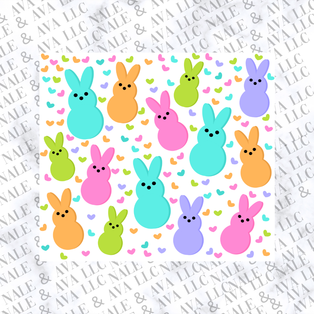 Easter Peeps 20oz Tumbler Sublimation Transfer