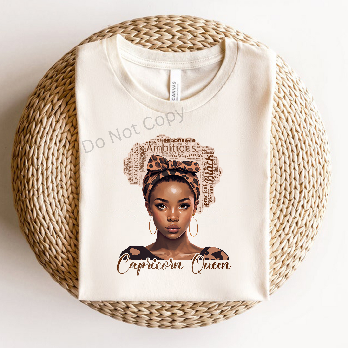 Zodiac Queen DTF Transfer ONLY -This is NOT a T Shirt