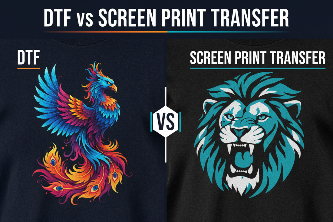 DTF Transfer vs. Screen Print Transfer—Which is Best for Your Brand?