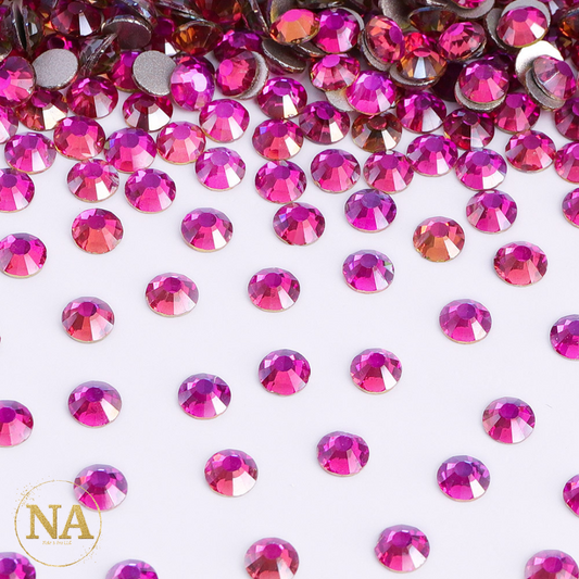 Mirage Gold Rose Rhinestone front side