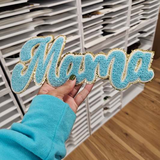 Mama Chenille Patch front side
