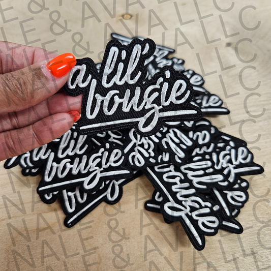 A Lil Bougie Hat Patch front side