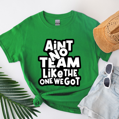 Ain't No Team Like The One I Got Screen Print Transfer on a tshirt