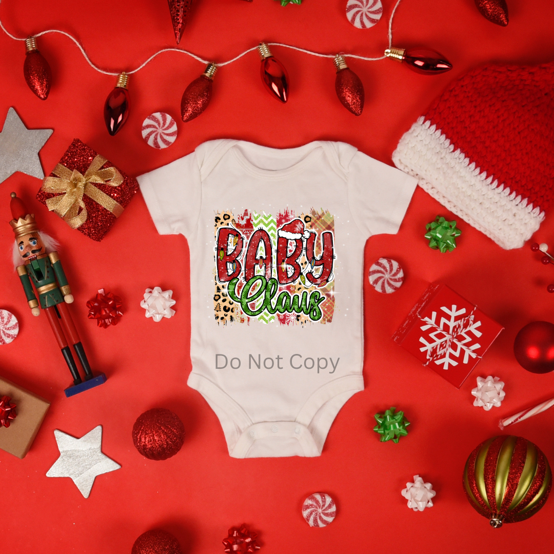 Family Claus DTF Transfer ONLY - This is NOT a T Shirt