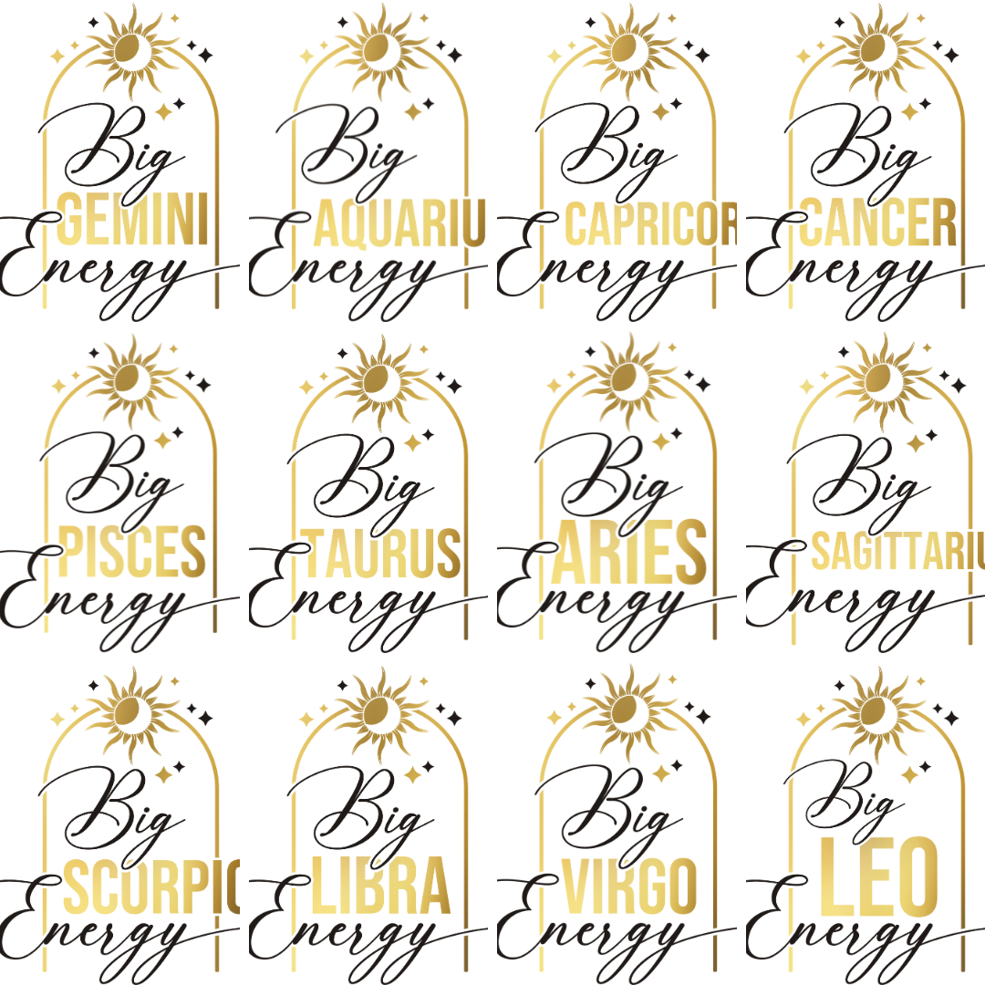 Big Zodiac Energy Transfer Set front side