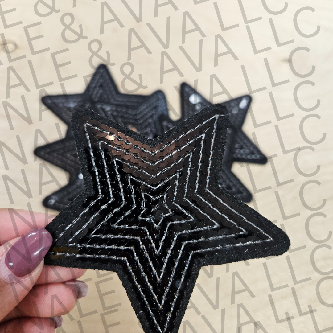 Sequin Star Hat Patch (1 Patch)