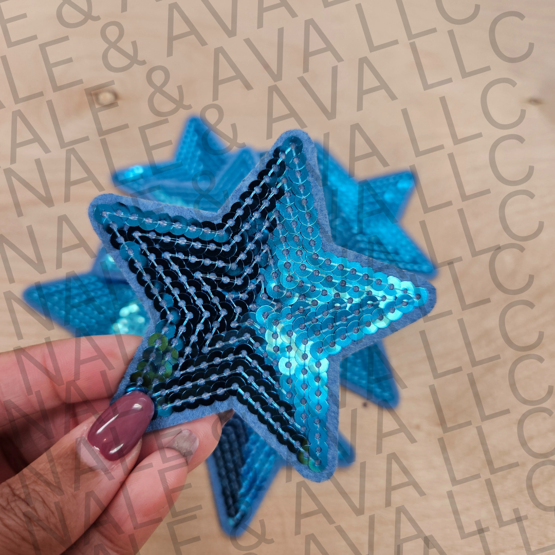 Sequin Star Hat Patch (1 Patch)