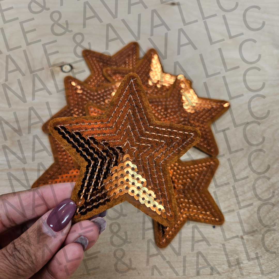 Sequin Star Hat Patch (1 Patch)