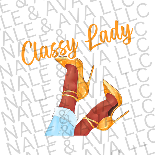 Classy Lady Digital PNG File