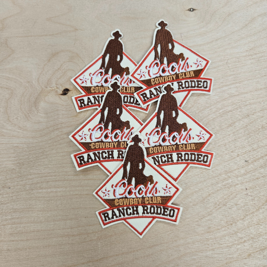 Coors Ranch Rodeo Hat Patch