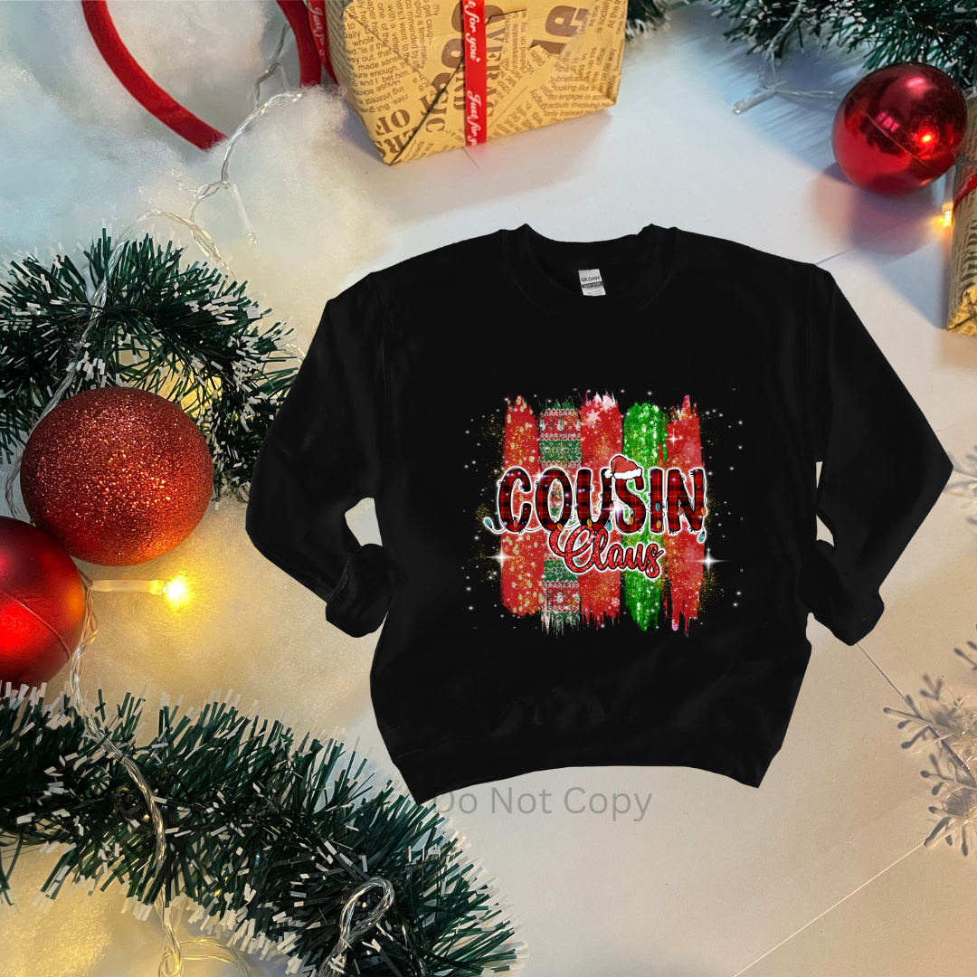 Family Claus DTF Transfer ONLY - This is NOT a T Shirt