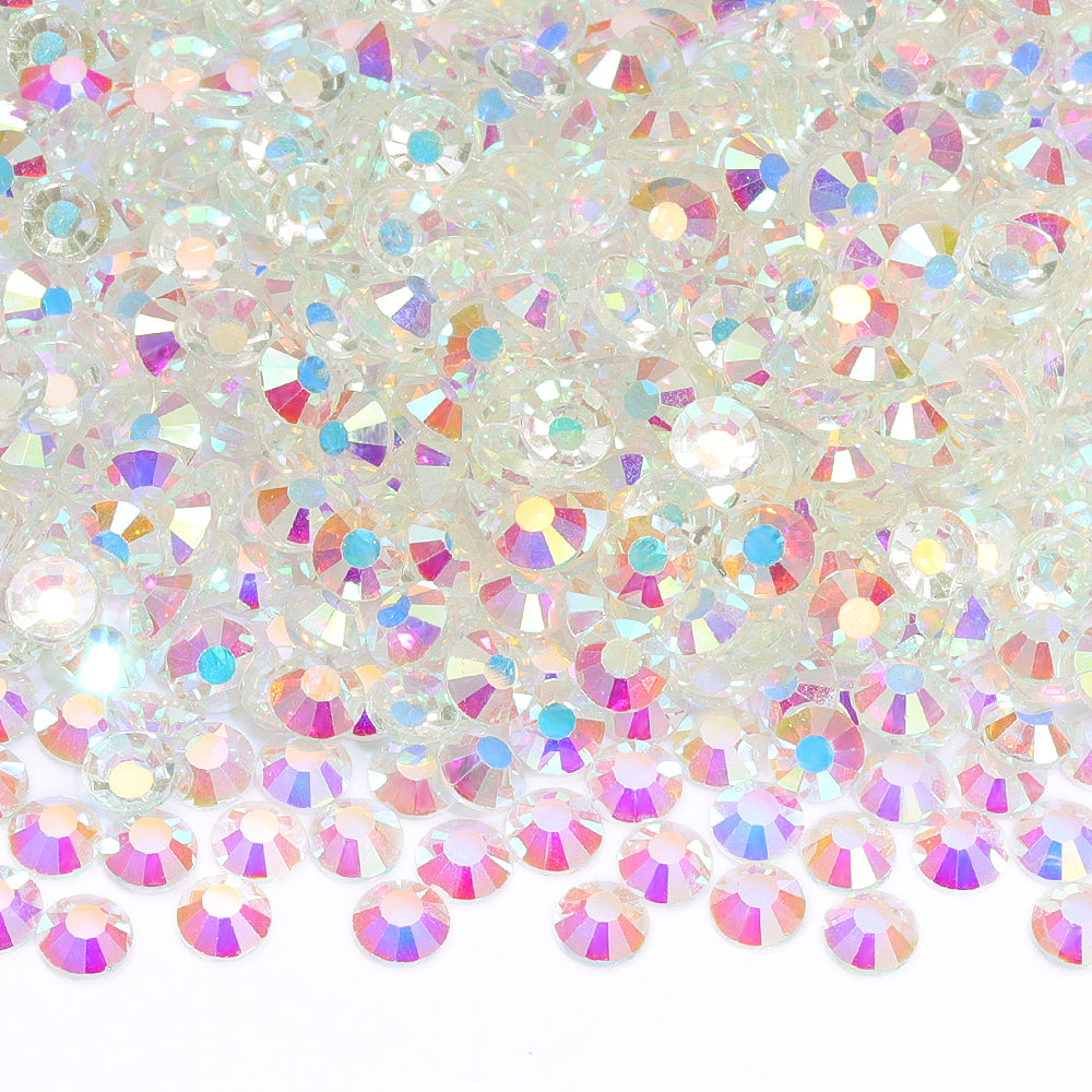 Crystal AB Unfoiled Hot Fix Rhinestone
