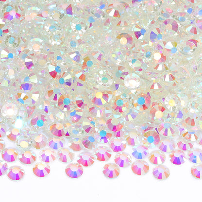 Crystal AB Unfoiled Hot Fix Rhinestone