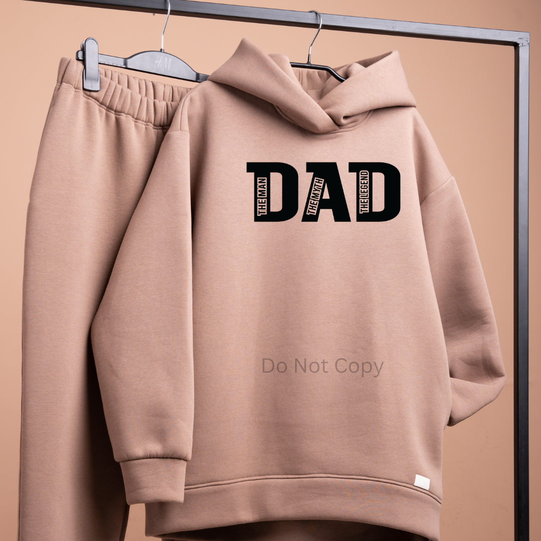 Dad The Man The Myth The Legend Screen Print Transfer on a tshirt