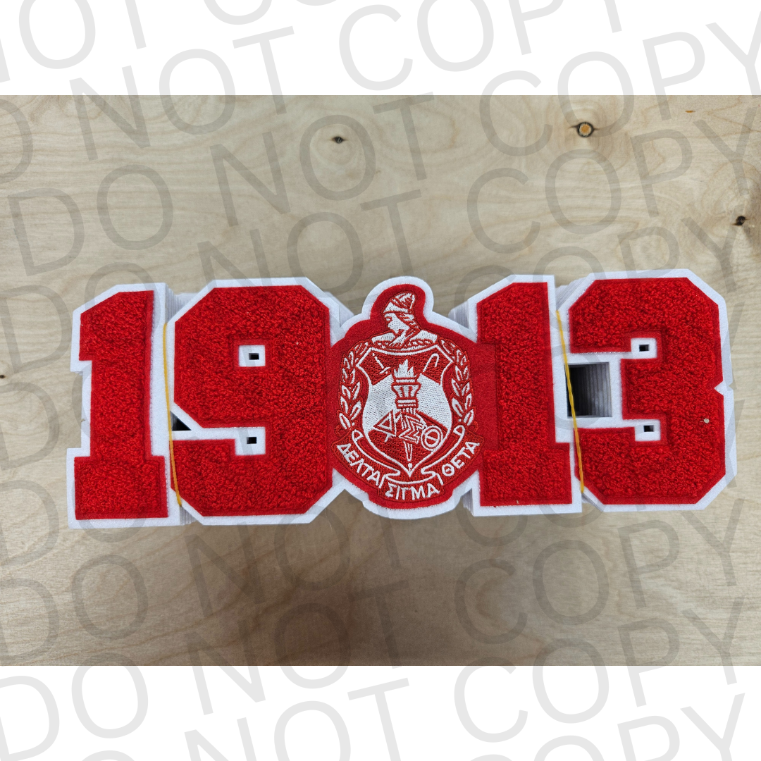 Greek Chenille Patch