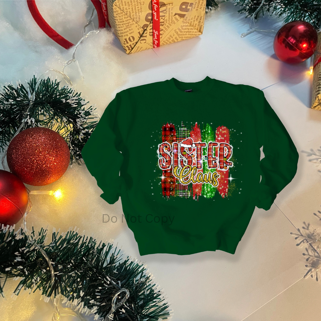 Family Claus DTF Transfer ONLY - This is NOT a T Shirt