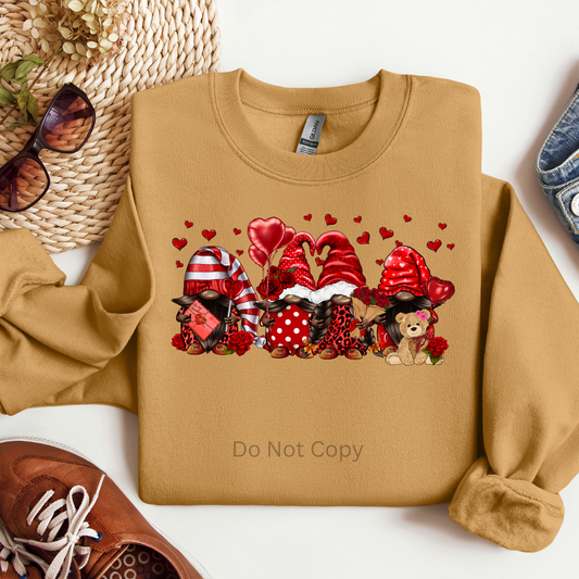 Love Day Gnomies DTF Transfer ONLY - This is NOT a T Shirt