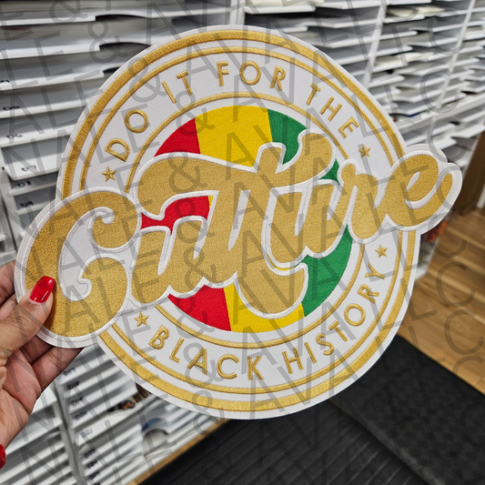 Do It For The Culture Patch front side