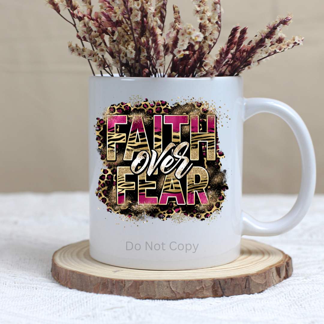 Faith Over Fear UVDTF Decal