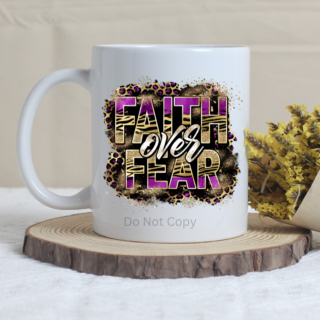 Faith Over Fear UVDTF Decal