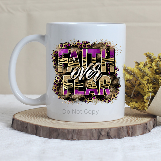 Faith Over Fear UVDTF Decal