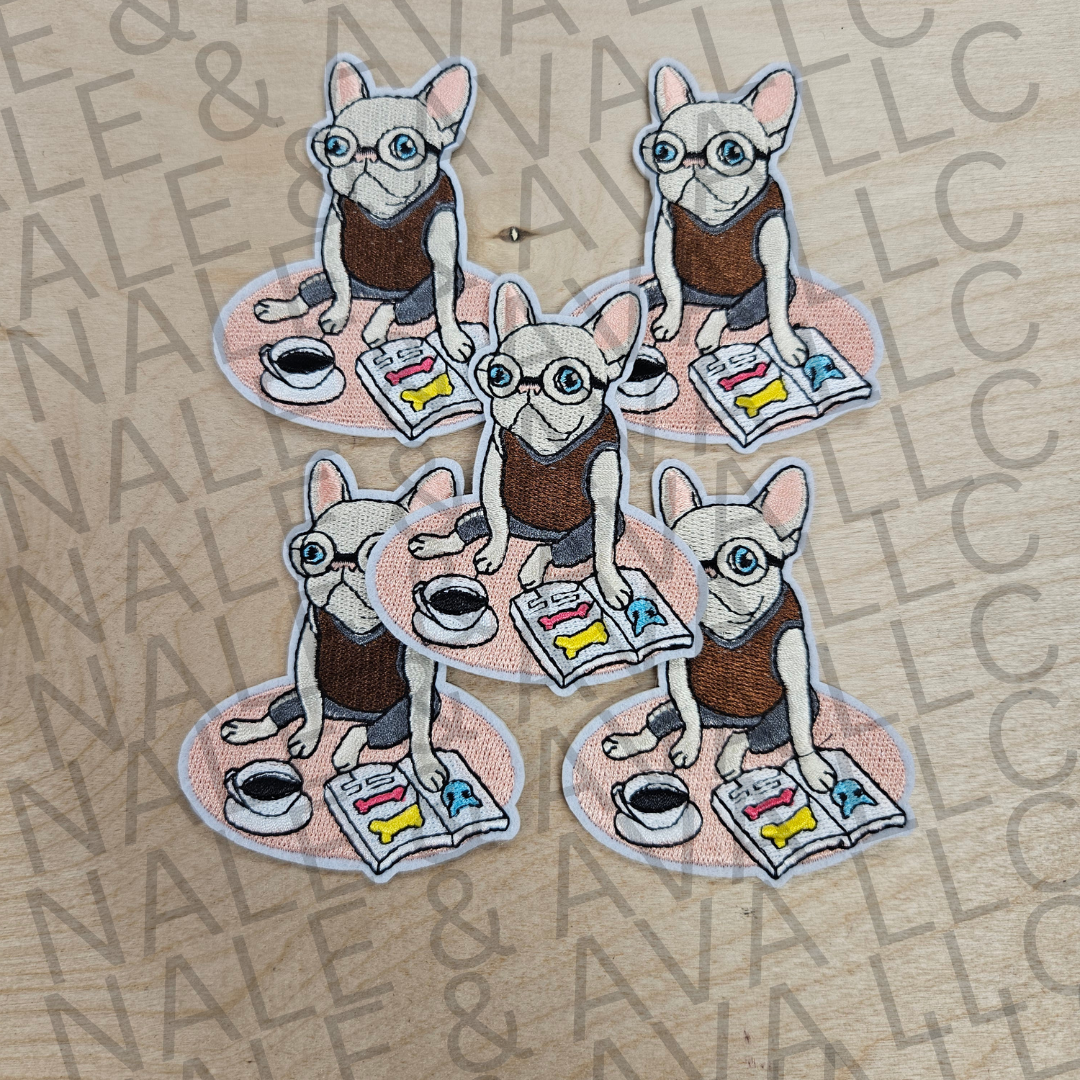 Frenchie Hat Patch front side