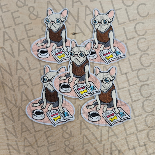 Frenchie Hat Patch front side