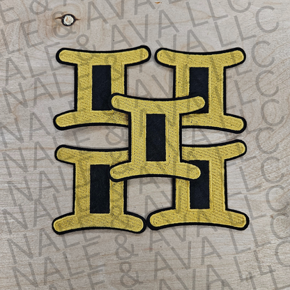 Gemini Hat Patch front side