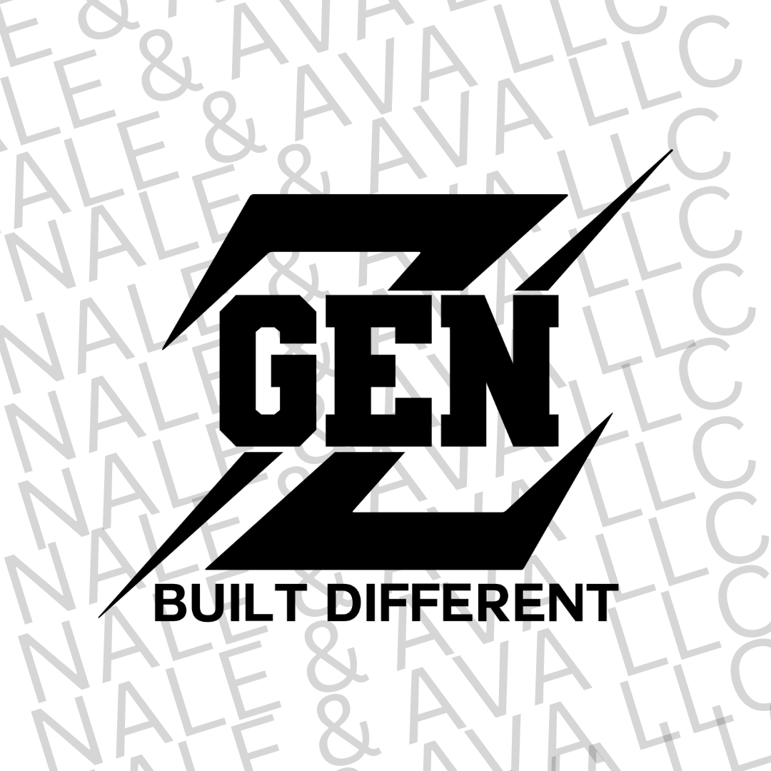 Gen Z Screen Print Transfer front side