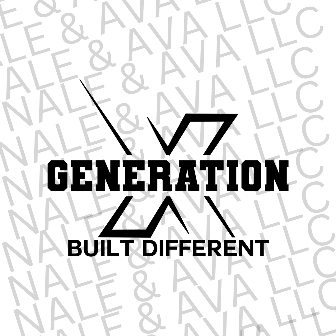 Generation X Screen Print Transfer front side
