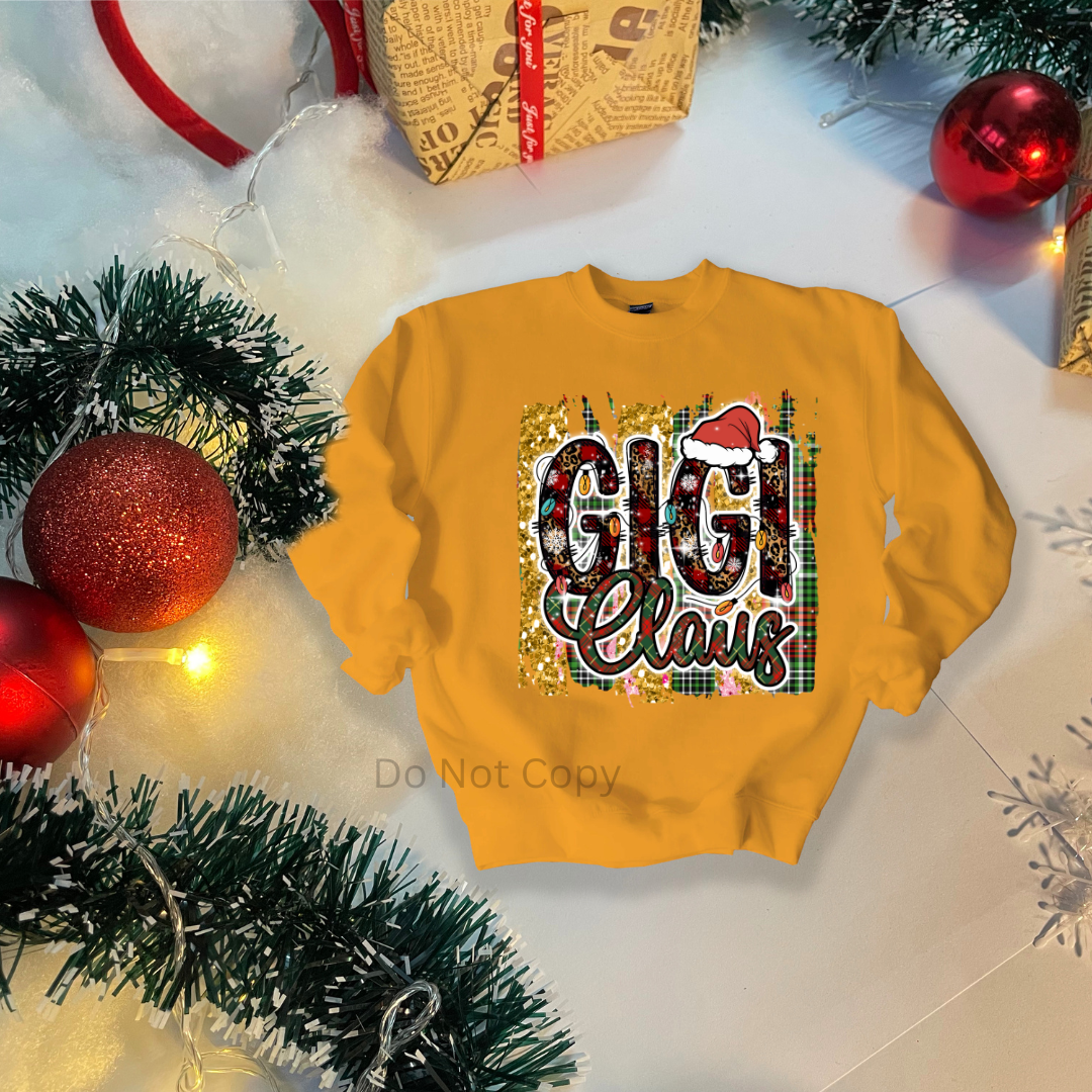 Family Claus DTF Transfer ONLY - This is NOT a T Shirt