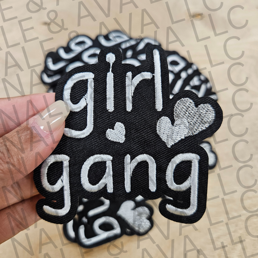 Girl Gang Hat Patch front side