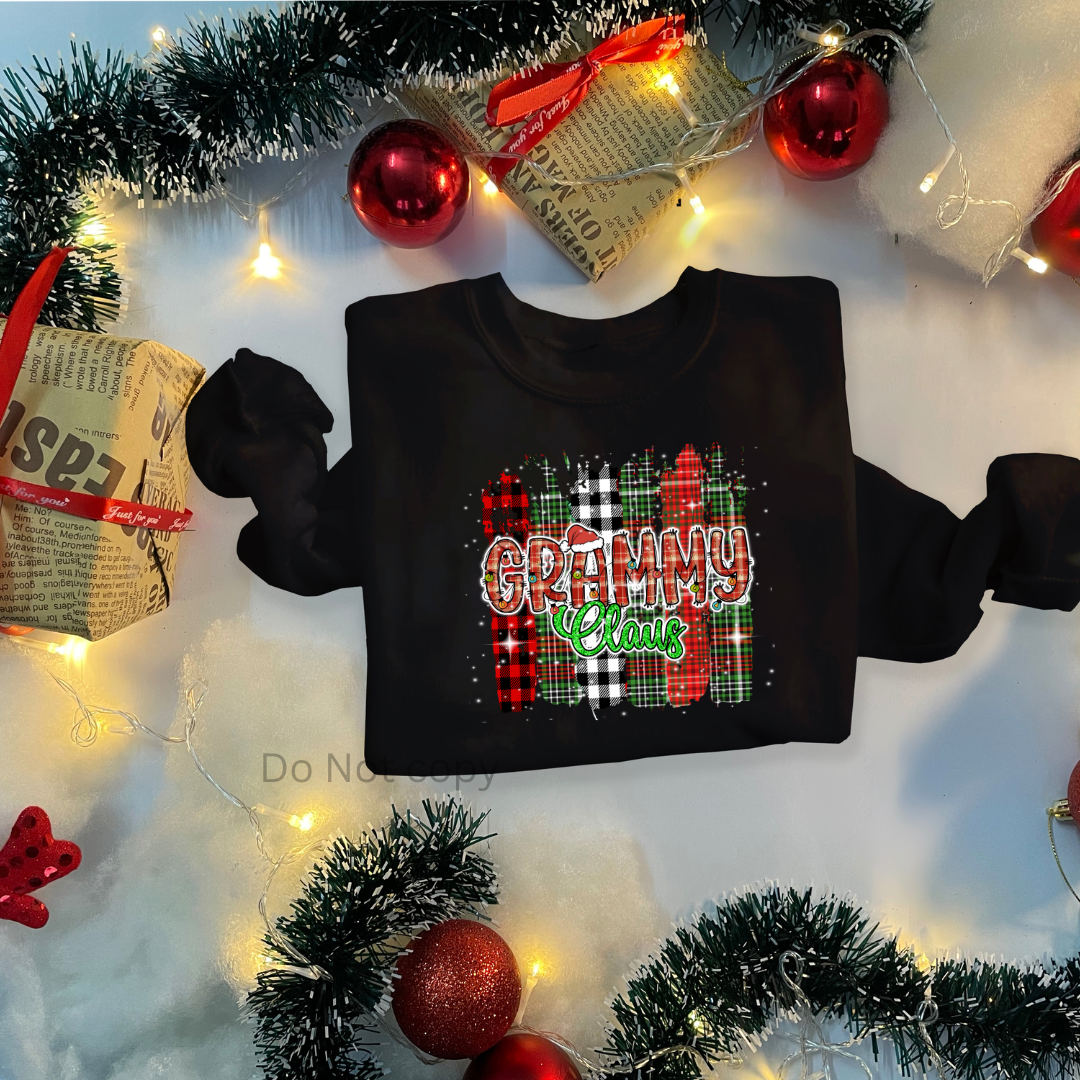 Family Claus DTF Transfer ONLY - This is NOT a T Shirt