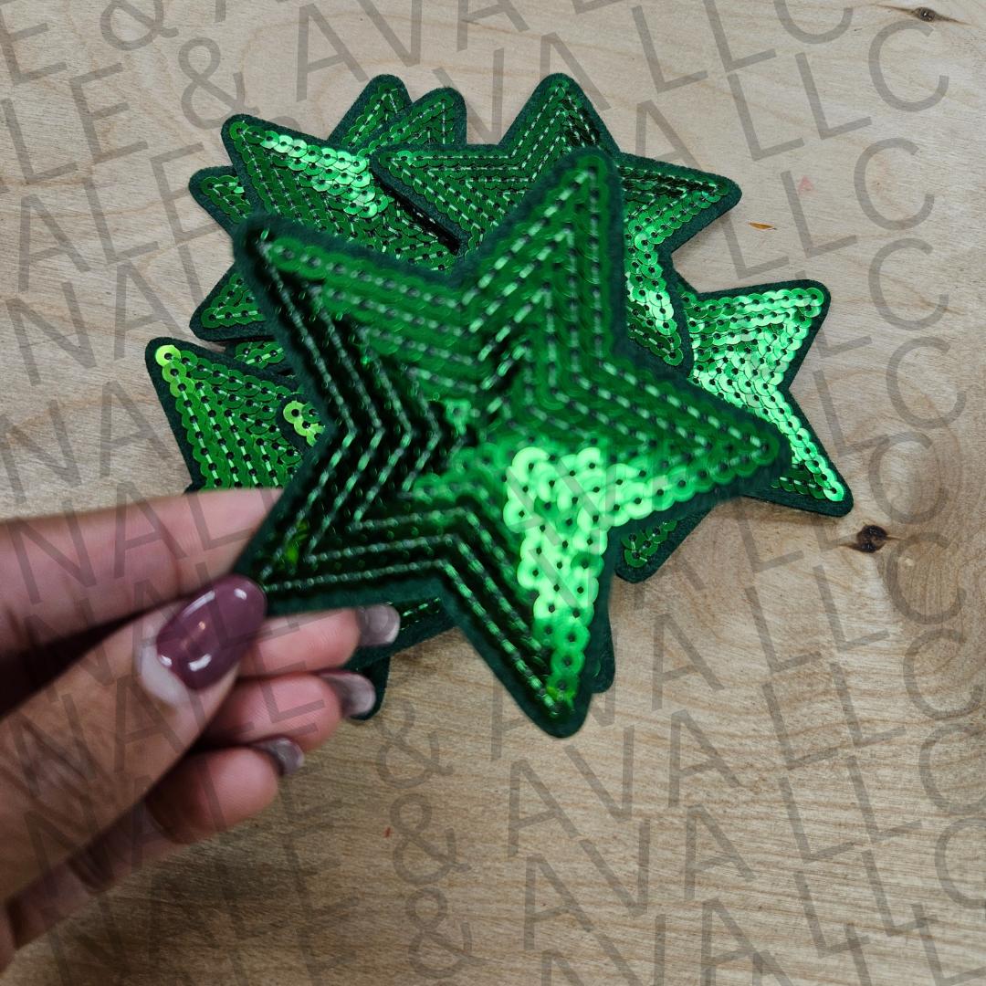 Sequin Star Hat Patch (1 Patch)
