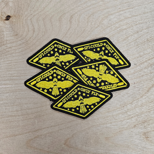 If I Could Only Fly Hat Patch