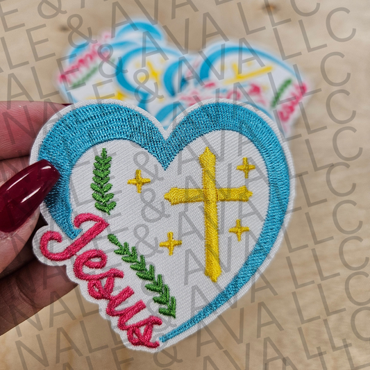 Jesus Hat Patch front side