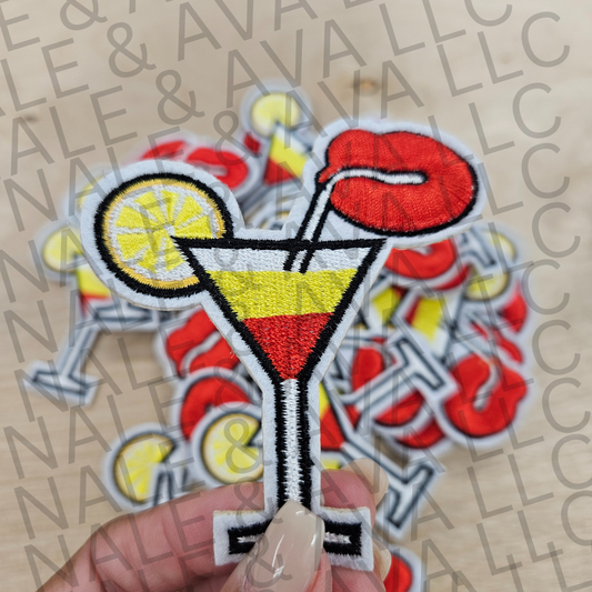 Martini Lips Hatch Patch front side