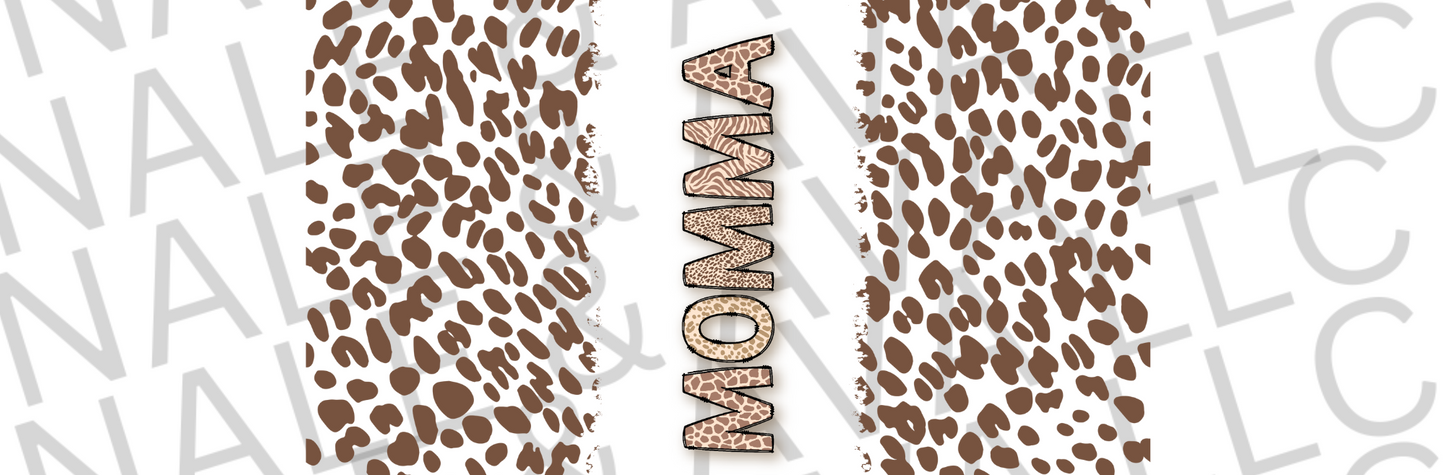 Momma Leopard UVDTF Wrap