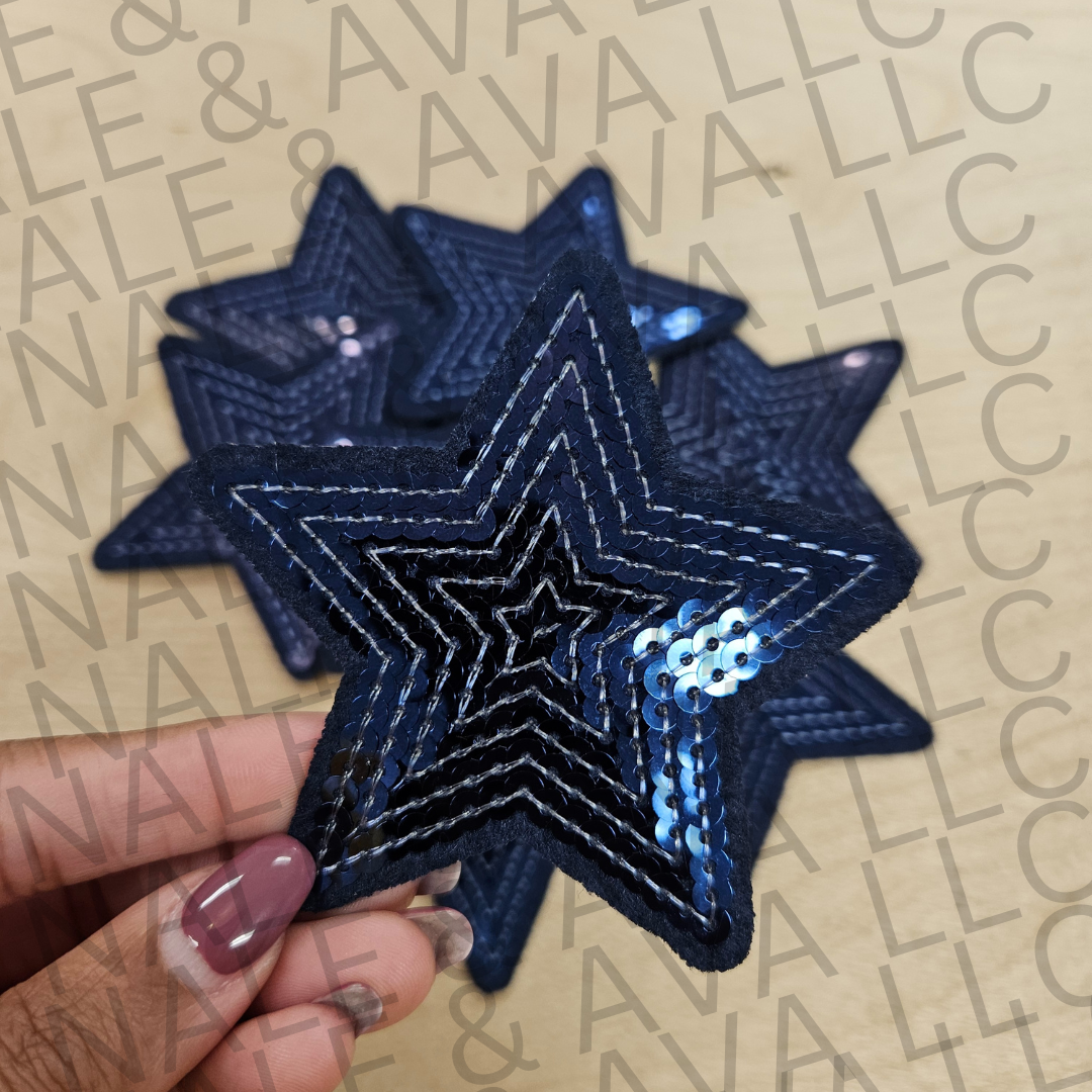 Sequin Star Hat Patch (1 Patch)