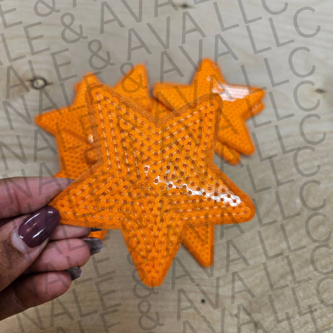 Sequin Star Hat Patch (1 Patch)